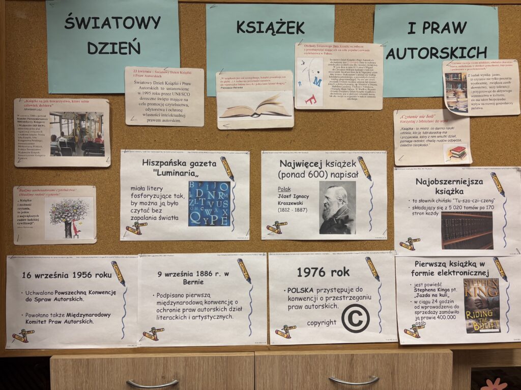 ŚWIATOWY DZIEŃ KSIĄŻKI I PRAW AUTORSKICH